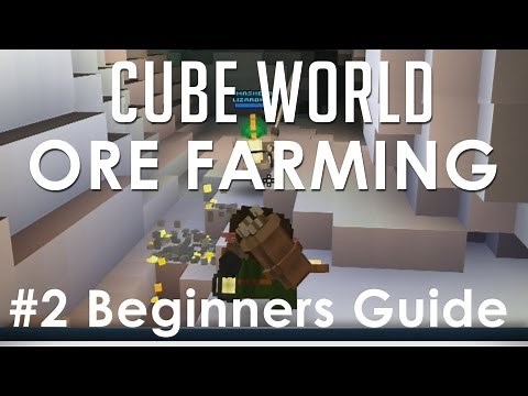 Cube World - Ore Farming Tutorial - Unlimited Gold, Silver & Diamonds ( Beginner Guide 2 )