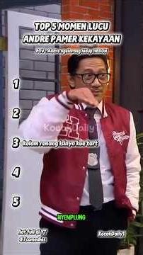 Aturan ga boleh hidup hedon ,,ehh Komandan Andre malah pamer #laporpaktrans7 #komedi #lucungakak