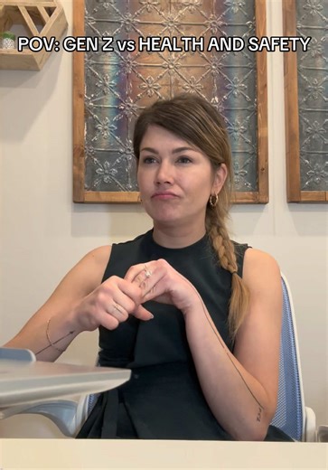 Part 1 of Gen Z vs Health & Safety. Spoiler Alert: there are no winners #millennialmanager #healthandsafety #genz #office #funny