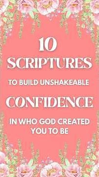 10 Scriptures That Create Unbreakable CONFIDENCE | Bible Verses for LOW SELF ESTEEM | Inner Strength
