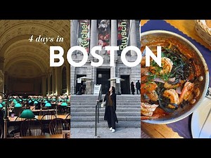 波士頓四天三夜｜百年龍蝦堡 🦞 吃遍墨魚麵 🍝 美術館巡禮 🖼️ Boston Travel Vlog
