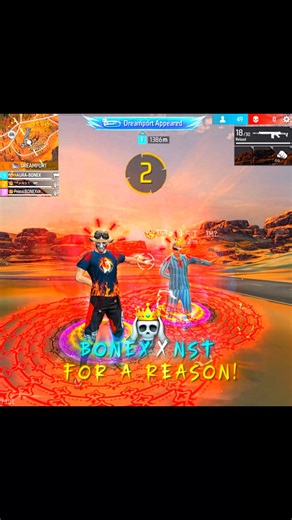 BONEX X TGR NST 😈☠️ #bonex4ff #freefire