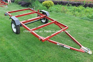 [Hot Item] 4X8 Powder Coated Folding Utility/Car/Farm Trailer