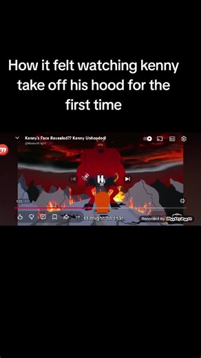 Kenny's Hood Reveal Moment in South Park