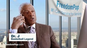 FreedomPop TV Spot, 'Slam Dunk' Featuring Julius Erving