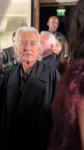 I met jimmy page and I wasn’t ok #pfw #jimmypage #anndemeulemeester | jimmy page