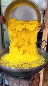 2.2M views · 1.4K reactions | Bulk Sev Khamani Making In Mumbai | Foodie insaan | Facebook