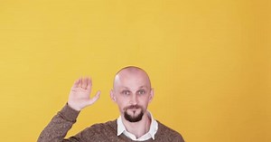 Goodbye Leaving Good Luck Man Waving Bye Gif Loop