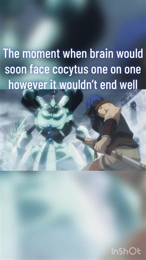 And so it would seem this would be brains final stand I wonder if he’ll be able to do anything as he will give it his all but in the end it would prove to be useless in the end I wonder what’s going to happen next and what cocytus will do with his body #dbz_editz1 #fyp #foryoupage #animetiktok #overlordmarathon