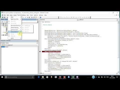 02 A: Understand Excel VBA Environment (IDE) for development