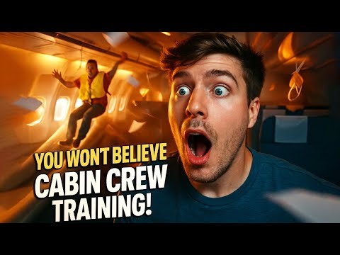 ✈️ Behind the Scenes: Inside Cabin Crew Training – What Really Happens!