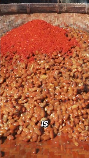 Traditional Handmade Fermented Black Beans with Savory Saltiness#coking #delicious #food