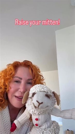 Lamb Chop raises her mitten in support! #lambchop #lambchopsplayalong #momsofinstagram #thesongthatdoesntend #sharilewisandlambchop #showbusiness #vintage #puppetsofinstagram #entertainment #girlpower #transgender | Mallory Lewis