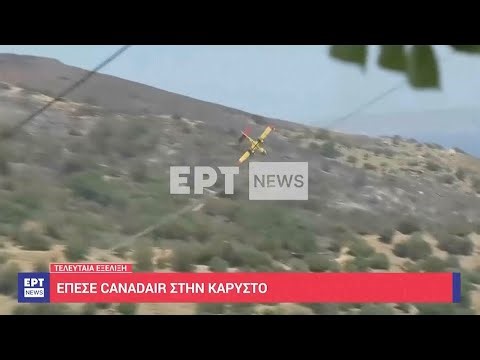 Firefighting plane crashes in Greece during live TV newscast