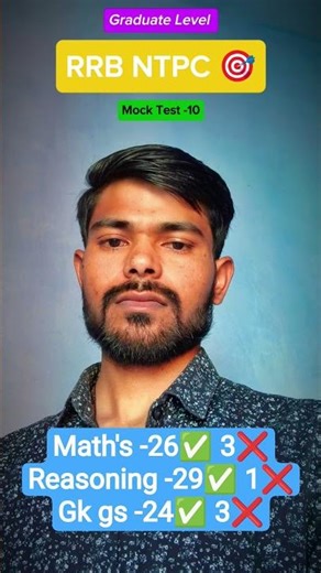 RRB NTPC CBT-1 || Testbook Full Mock Test ✅ #rrb #ntpc #rrbntpc #testbook #rwa #mocktest #ytshorts