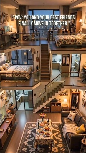 Dream Loft Tour | Would You Live Here With Your Friends? #loftapartment #cozyhome #relax