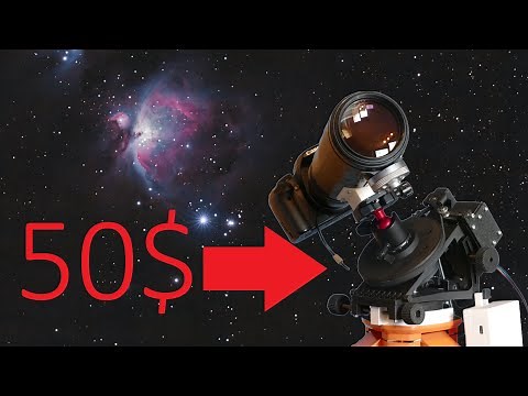 I 3D PRINTED A DIY STAR TRACKER FOR 50$