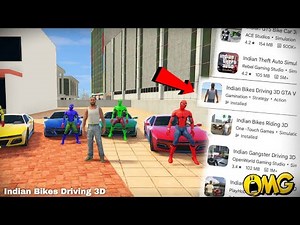 GTA V in Indian Bike Driving 3D Shorts Live 🔥#shortslive #ibd3d #Indianbikedriving3d #live