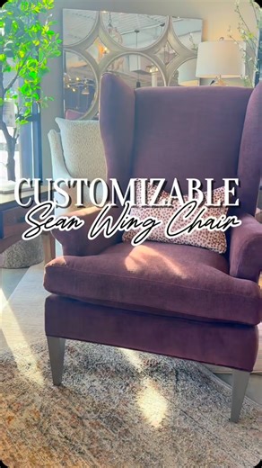 Millers Home Furnishings on Instagram: "Need a pop of personality in your space? The customizable Sean Wing Chair by Hooker Furniture brings the perfect splash of color, comfort, and character. Choose your fabric and make it uniquely yours. Available now at Miller’s Home Furnishings. MillersHomeFurnishings.com #MillersHomeFurnishings #HookerFurniture #SeanWingChair #PopOfColor #CustomFurniture"