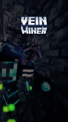 Vein Miner! - Minecraft Java Mod/DataPack #minecraft #moddedminecraft #minecraftmods