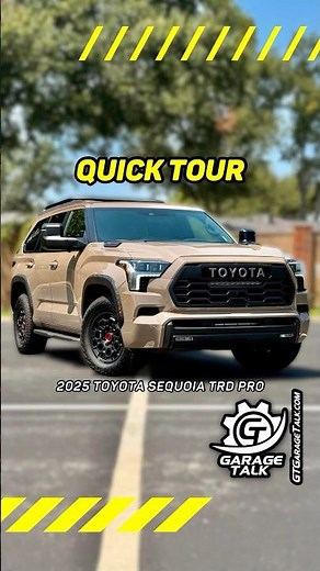 Quick Tour // 2025 Toyota Sequoia TRD Pro