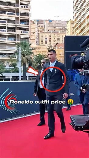 Ronaldo’s Luxury Suit Price Revealed 💸🖤 | Full Outfit Breakdown 🔥