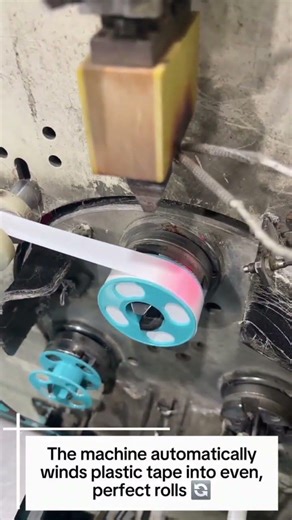 This Machine Winds Tape Perfectly Every Time?! 😳🔄