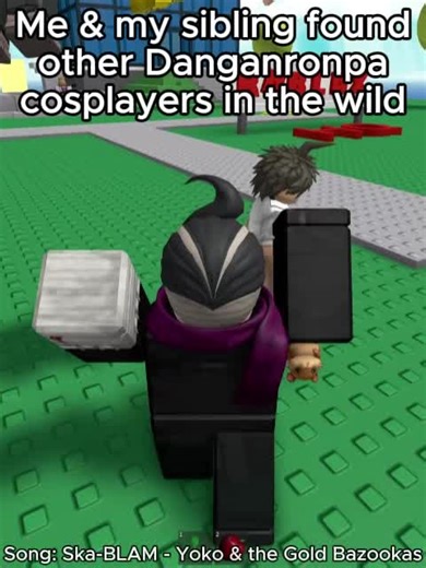 I hope those two know they made our day #roblox #danganronpa #naturaldisastersurvival #robloxcosplay