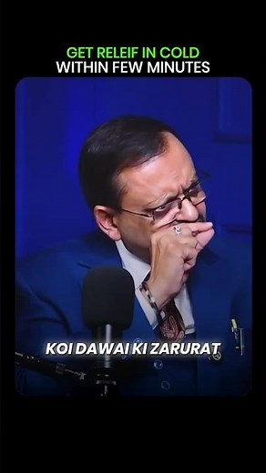 Get Relief From Cold in a Few Minutes