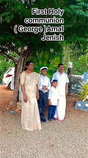 first holy communion Amal JENISH at LOURD MATHA CHURCH LABHAKADA