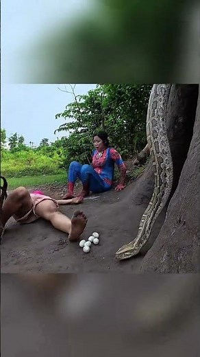 Spiderman vs monster