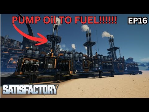 Satisfactory 1.1 – EP16: How to Make a Fuel Powered Generator Work