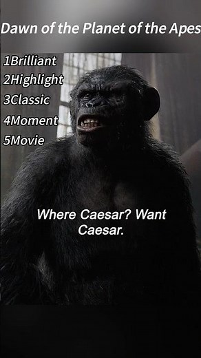 Title: Dawn of the Planet of the Apes (2014) | Caesar Refuses to Kill Apes