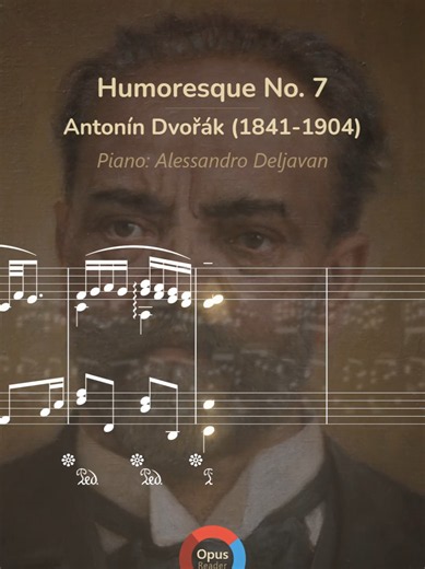 Dvorak : Humoresque n °7 - free score : https://www.free-scores.com/sheetmusic?p=a8VakPtdZC #pianosolo #musicscore #dvorak #piano #sheetmusic