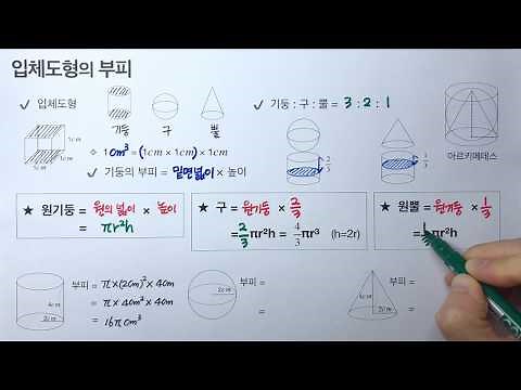Volume of solid figures (middle school math)