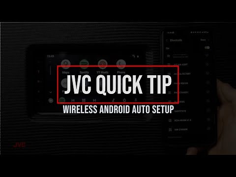 JVC Quick Tip- KW-M785BW Android Auto Wireless Setup