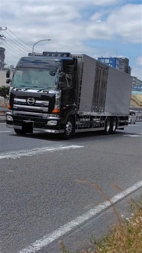２代目日野プロフィア冷凍？バン #大型トラック #automobile #トラック #日野自動車