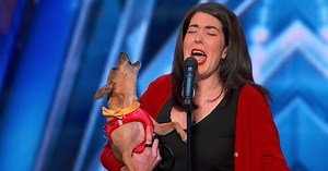 Singing Dog And Owner Receive Standing Ovation For ‘All By Myself’ On America’s Got Talent
