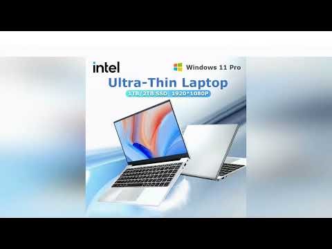 14.1" Ultra Slim Windows 11 Pro Laptop Computer intel Atom A3950 12GB RAM 1TB 2TB SSD Notebook PC 10