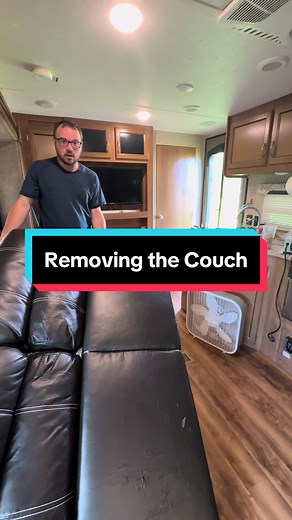 RV Renovation: Couch Removal for a Fresh Upgrade