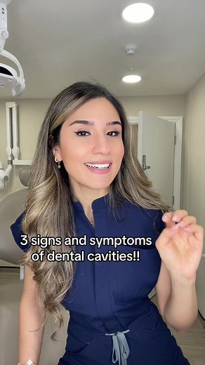 3 signs and symptoms of dental cavities!!