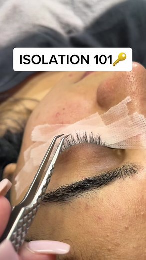 Lash Extension Isolation Techniques