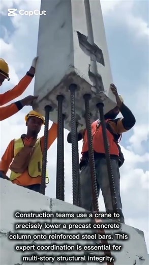High-Rise Concrete Column Installation