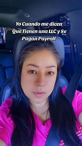 237 reactions · 21 shares | Yo cua do me dicen que tiene una llc y ae pagan payroll | Limpieza Con Carolina Vlogs y mas | Facebook