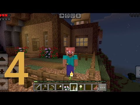 MINECRAFT PE SURVIVAL - GAMEPLAY WALKTHROUGH (PART 4)