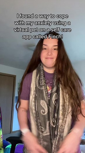 Self Care App: Coping with Anxiety using Finch Virtual Pet