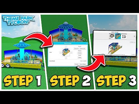 How to Make BLUEPRINTS in Theme Park Tycoon 2!