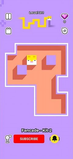 Longcat Level 311 Walkthrough 🐱 | Easy Cat Puzzle Solution! #shorts