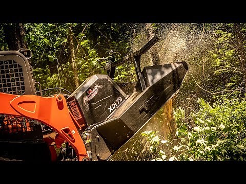 Mulching Trees in Seconds - Vail X Mulcher