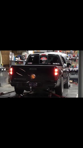 Bed Mounted Turbo Colorado rolling antilag dyno pull @charlesmaley1987